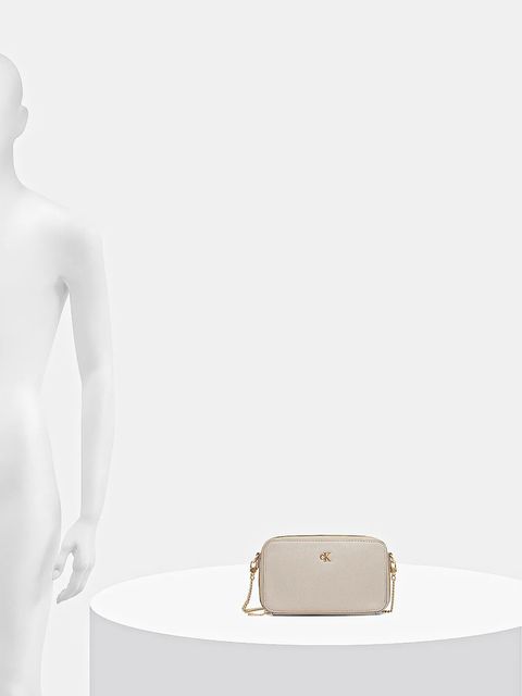 Calvin Klein torebka kolor beżowy LV04K1086G