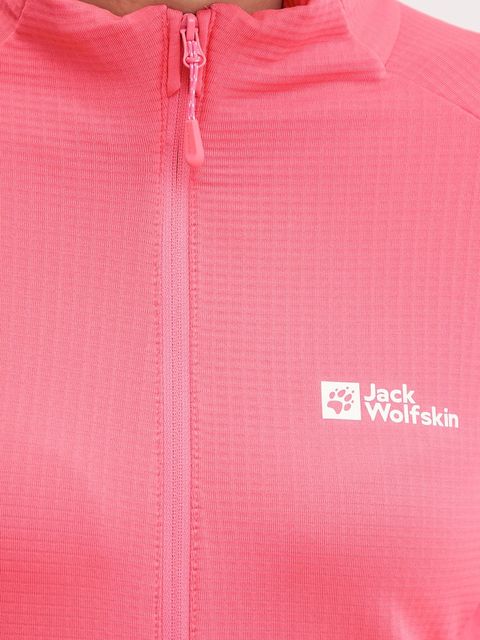 Jack Wolfskin bluza sportowa Kolbenberg kolor różowy gładka A63965