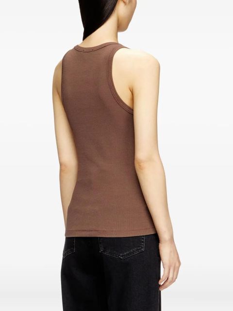 Diesel T-Anki logo-detail tank top - Brown
