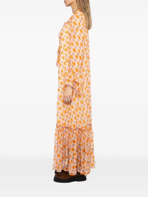 Zadig&Voltaire Ralicel floral maxi dress - Neutrals