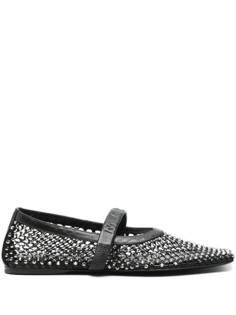 Marni crystal-embellished ballet flats - Black - zdjęcie produktu nr 1