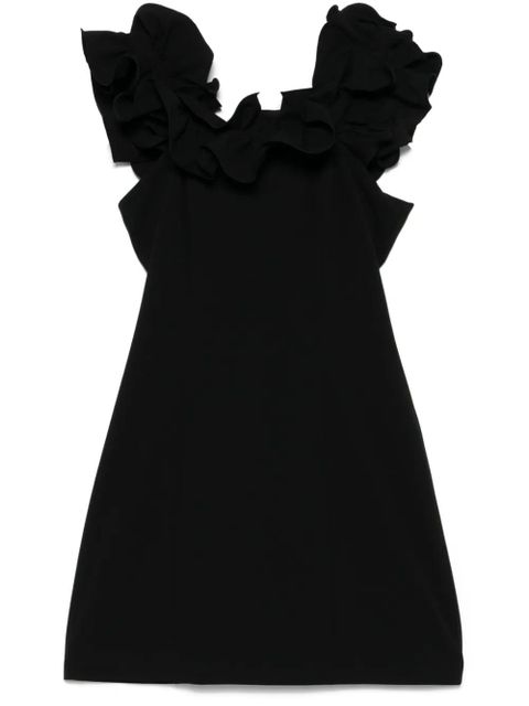 ROTATE BIRGER CHRISTENSEN ruffle-detail mini dress - Black - zdjęcie produktu nr 1