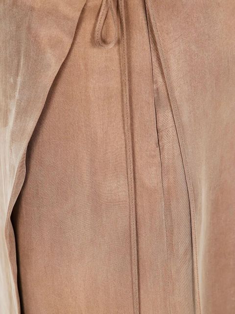 Blumarine wrap-design skirt - Brown