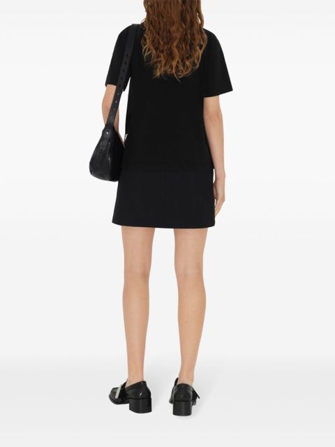 Burberry daisy-logo cotton T-shirt - Black