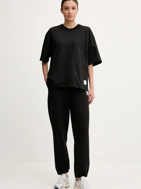 EA7 Emporio Armani t-shirt bawełniany damski kolor czarny AF12957.7X000036