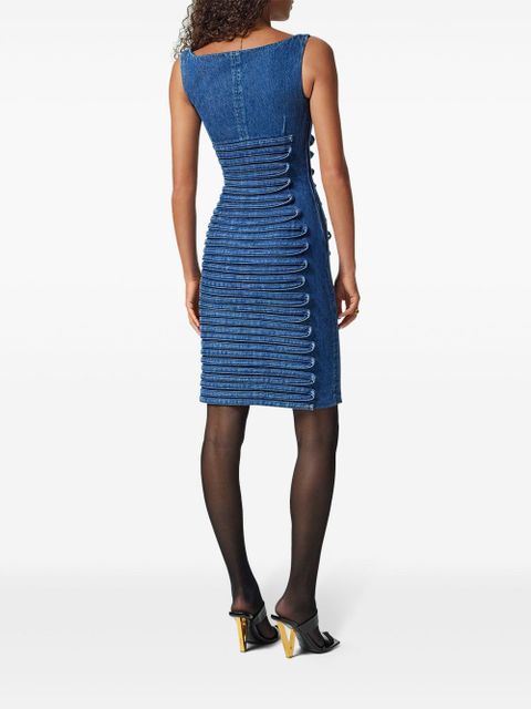Versace denim mini dress - Blue