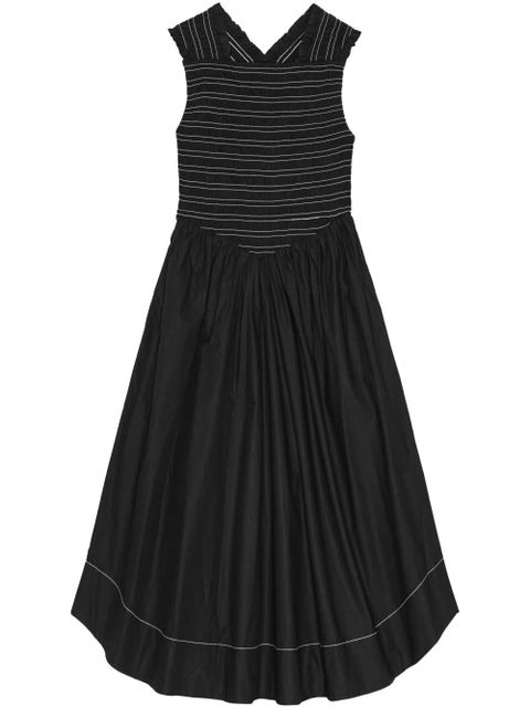 GANNI smocked dress - Black - zdjęcie produktu nr 1