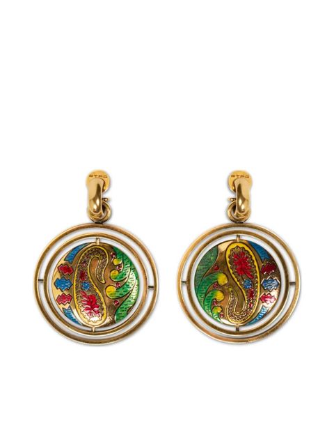 ETRO paisley button drop earrings - Gold - zdjęcie produktu nr 1