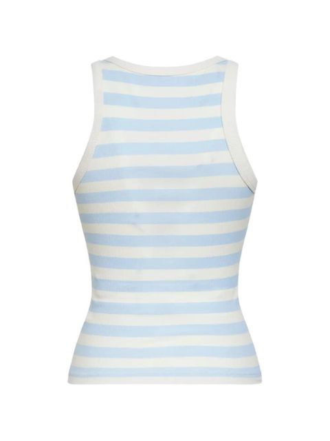 MC2 Saint Barth striped embroidered-logo cotton top - Blue - zdjęcie produktu nr 2