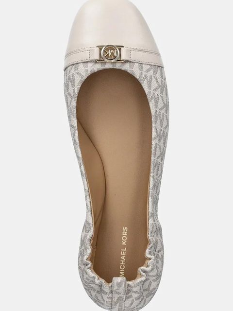 MICHAEL Michael Kors baleriny Mandy kolor beżowy 40S5MAFP1B.132