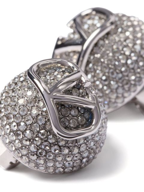 Valentino Garavani VLogo Signature earrings - Silver - zdjęcie produktu nr 2