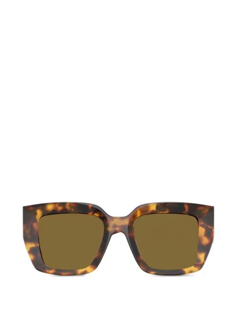 Miu Miu Eyewear logo-detail sunglasses - Brown - zdjęcie produktu nr 1