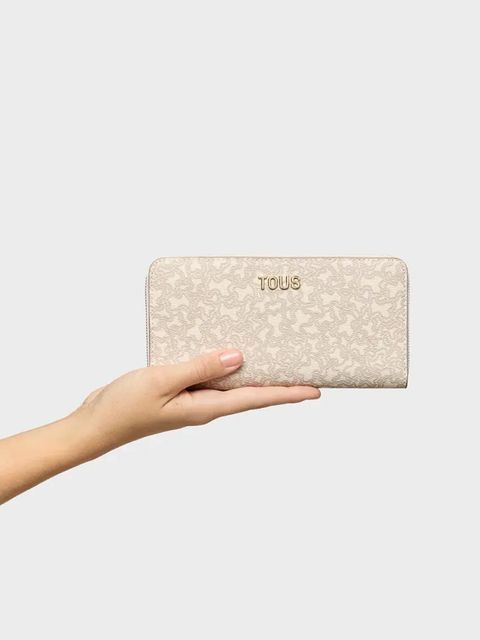 Tous portfel KAOS MINI LINES damski kolor beżowy 2002183401