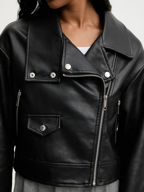 Answear.LAB ramoneska kolor czarny przejściowa