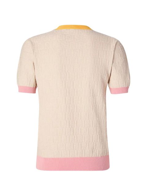 FENDI textured T-shirt - Neutrals - zdjęcie produktu nr 2