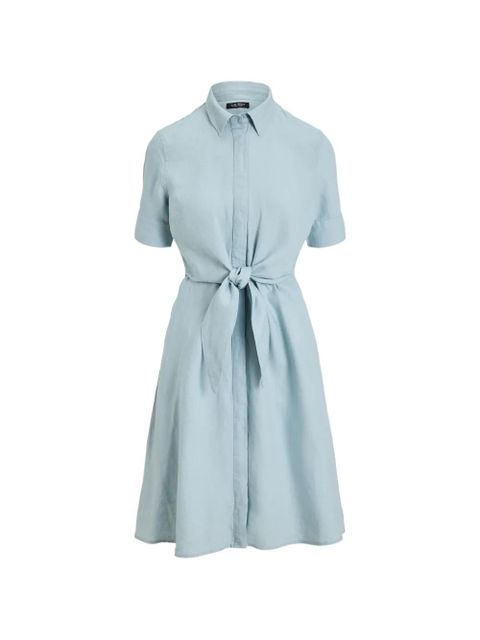 Lauren Ralph Lauren tie-waist midi dress - Blue - zdjęcie produktu nr 1