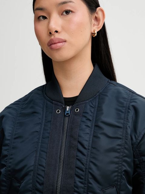 G-Star kurtka kolor granatowy przejściowa D27337-C143