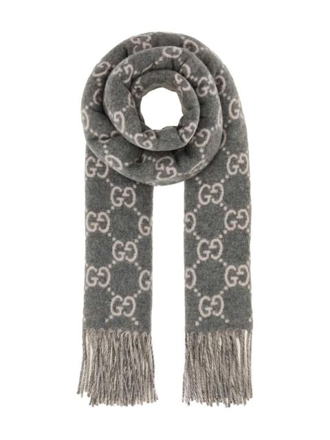 Gucci cashmere scarf - Grey - zdjęcie produktu nr 1