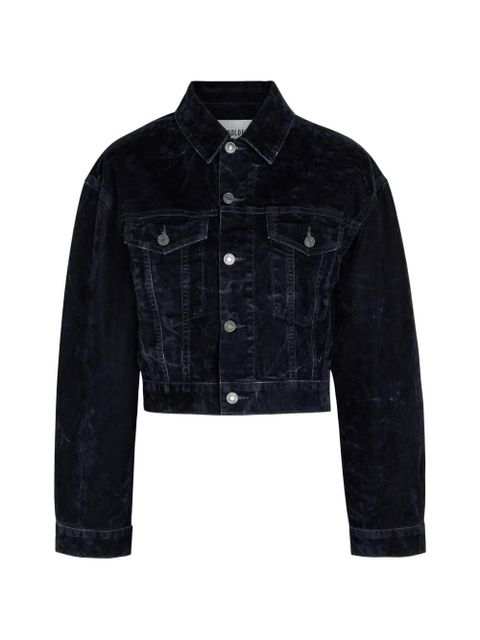 AGOLDE buttoned flap-pocket jacket - Blue - zdjęcie produktu nr 1