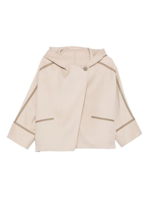 Yves Salomon hooded coat - Neutrals - zdjęcie produktu nr 1