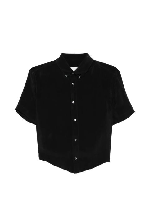 Maison Margiela frayed shirt - Black - zdjęcie produktu nr 1