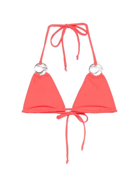 Coperni logo-appliqué bikini top - Red - zdjęcie produktu nr 1