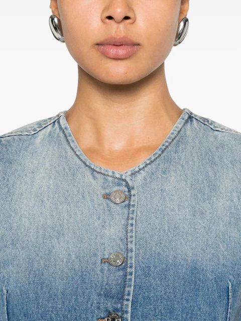 SANDRO sleeveless jacket - Blue