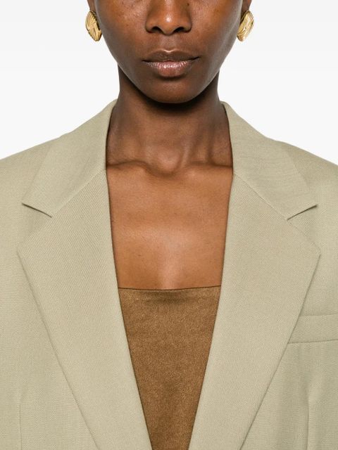 Saint Laurent flap-pocket blazer - Green