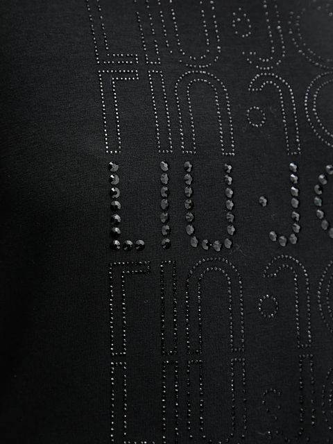 Liu Jo longsleeve kolor czarny TF5300.JS003