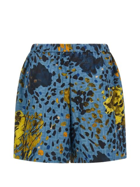 FENDI Falena print shorts - Blue - zdjęcie produktu nr 2