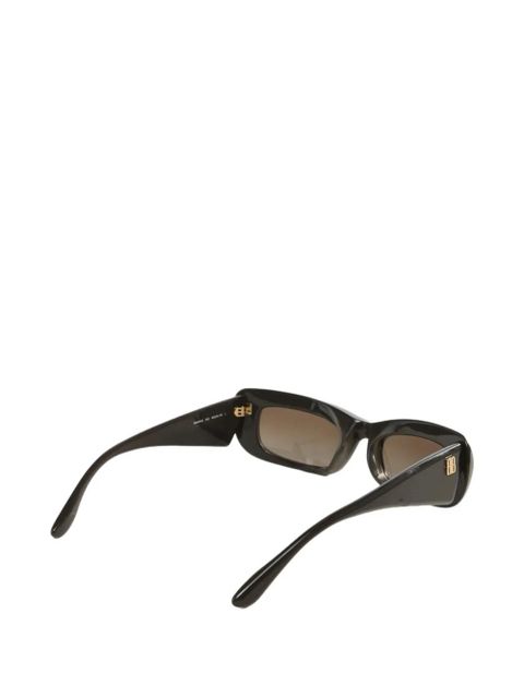 Balenciaga Diva rectangle-frame sunglasses - Brown