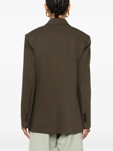 AMI Paris virgin wool blazer - Green