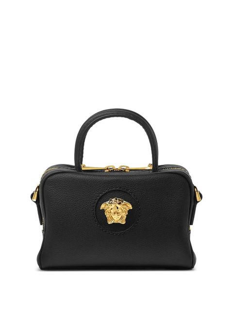 Versace La Medusa leather mini tote bag - Black - zdjęcie produktu nr 1
