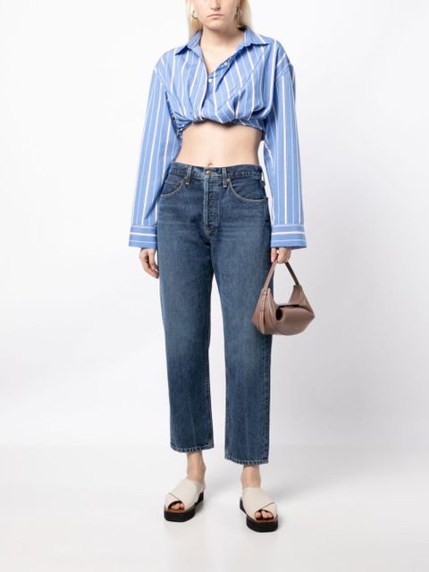AGOLDE high-rise cropped jeans - Blue - zdjęcie produktu nr 2