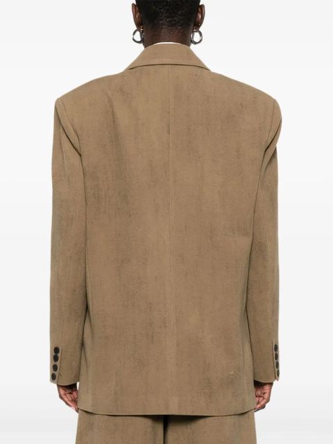 Eleh double-breasted blazer - Green