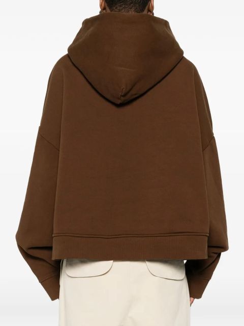 ENTIRE STUDIOS cotton hoodie - Brown