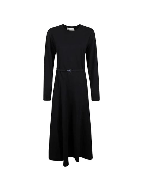Tory Burch buckle long-sleeve midi dress - Black - zdjęcie produktu nr 1