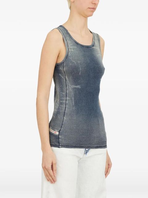 Diesel ribbed tank top - Blue - zdjęcie produktu nr 2