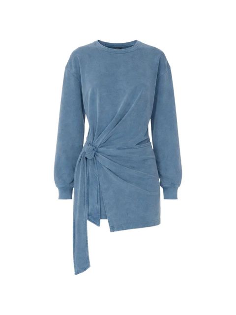 MARANT ÉTOILE tie-detail dress - Blue - zdjęcie produktu nr 1