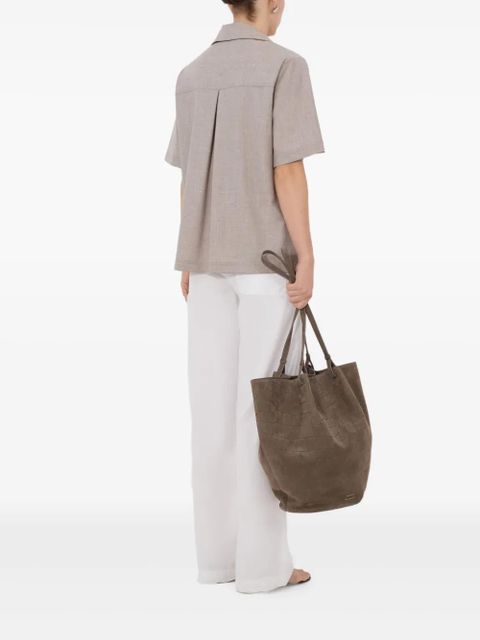 LouLou de Saison button short-sleeve shirt - Neutrals