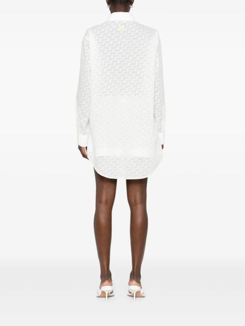 Off-White patterned shirt - 0118 WHITE