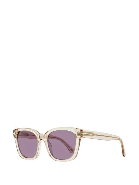 TOM FORD Eyewear Haylay rectangular-frame sunglasses - Neutrals - zdjęcie produktu nr 2