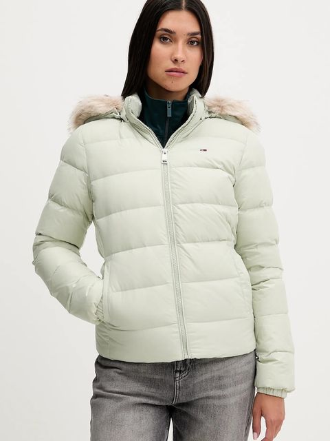 Tommy Jeans kurtka puchowa damska kolor zielony DW0DW18312 - zdjęcie produktu nr 1