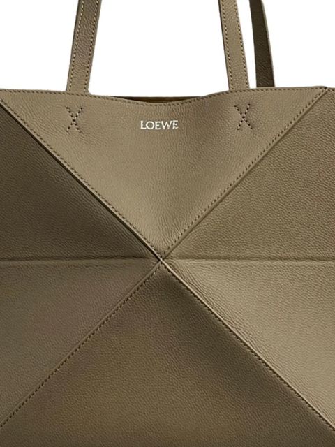LOEWE medium Puzzle Fold tote bag - Neutrals - zdjęcie produktu nr 2