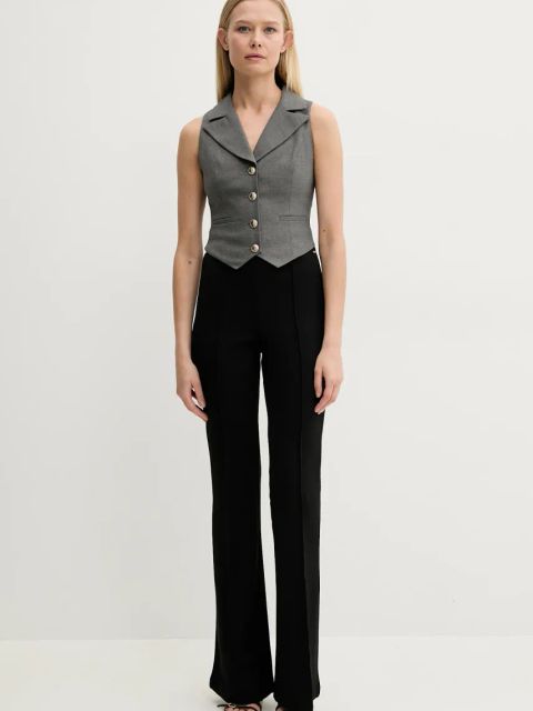 Morgan kamizelka CJANA.F kolor szary jednorzędowa CJANA.F