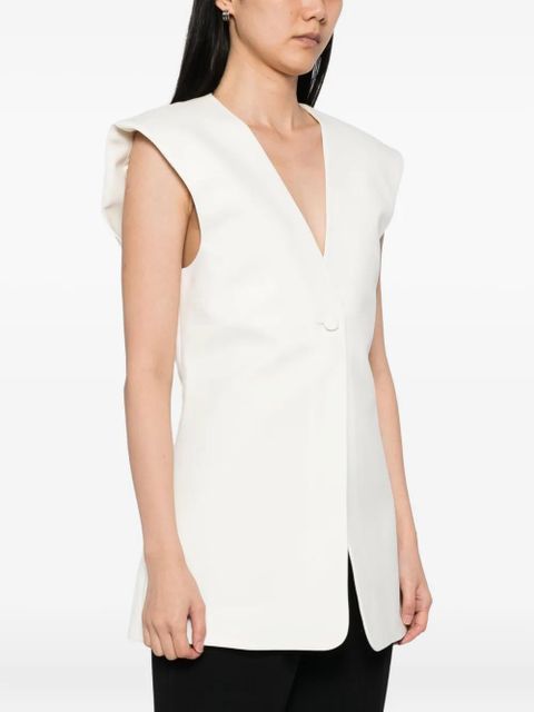 Róhe wool gilet - Neutrals