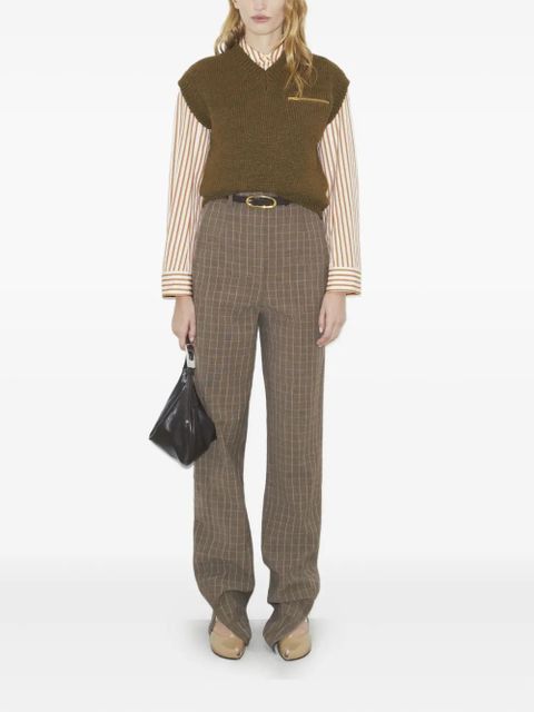 Tory Burch wool vest - Brown - zdjęcie produktu nr 2