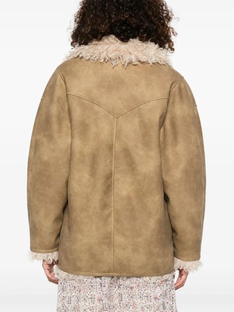MARANT ÉTOILE Clea coat - Neutrals - zdjęcie produktu nr 2