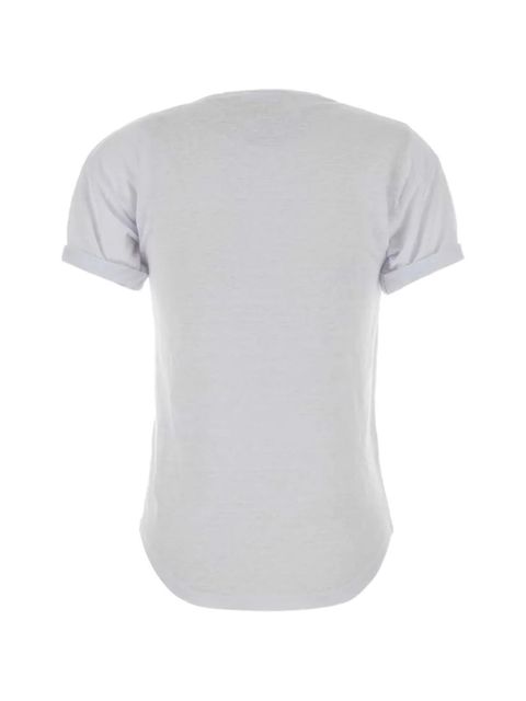 MARANT ÉTOILE rolled-sleeve T-shirt - White - zdjęcie produktu nr 2