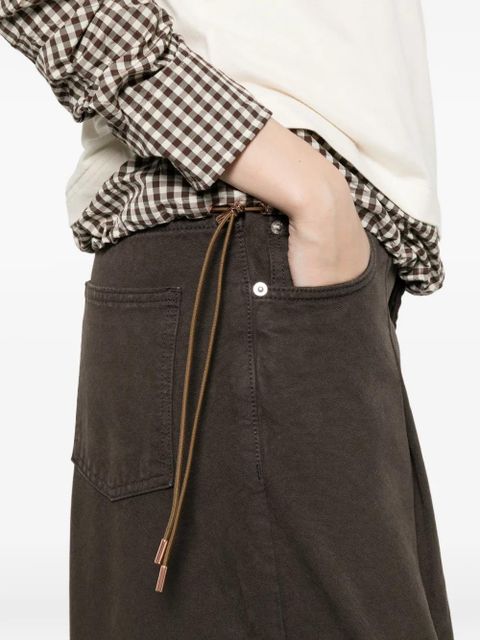 Moncler gingham layered T-shirt - Neutrals